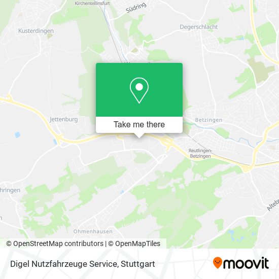 Digel Nutzfahrzeuge Service map