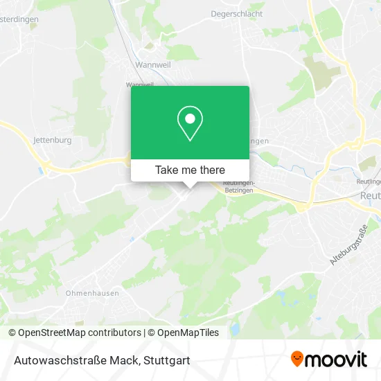 Карта Autowaschstraße Mack