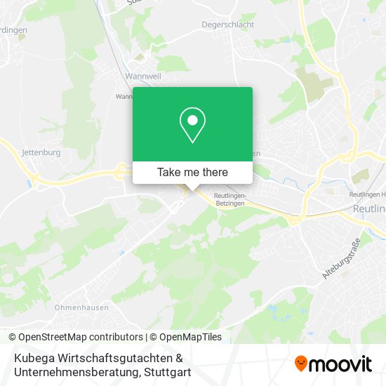Kubega Wirtschaftsgutachten & Unternehmensberatung map