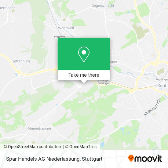 Карта Spar Handels AG Niederlassung