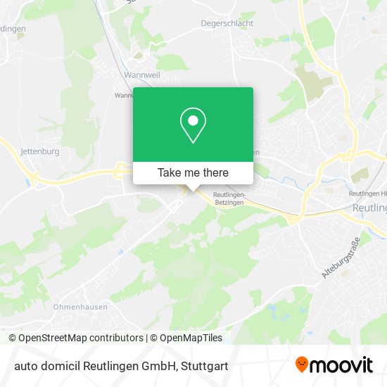 Карта auto domicil Reutlingen GmbH