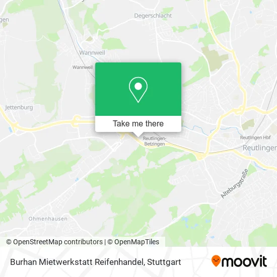 Карта Burhan Mietwerkstatt Reifenhandel