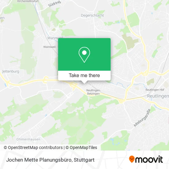 Карта Jochen Mette Planungsbüro