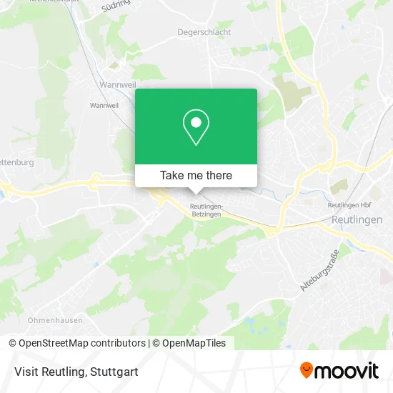 Карта Visit Reutling