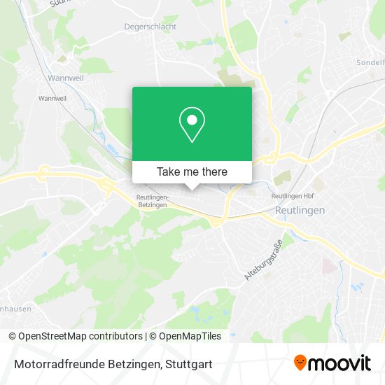 Motorradfreunde Betzingen map