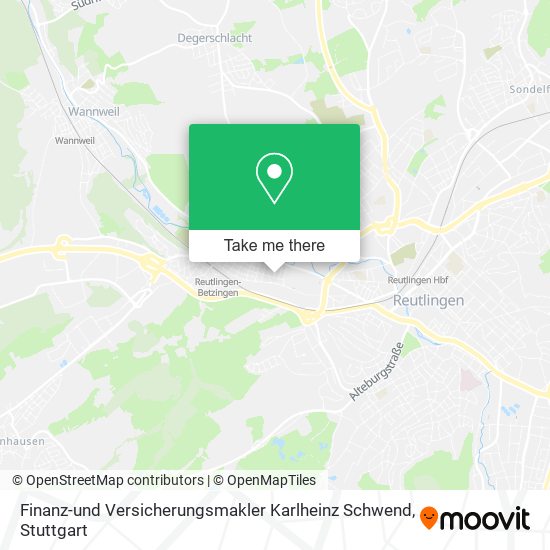 Finanz-und Versicherungsmakler Karlheinz Schwend map