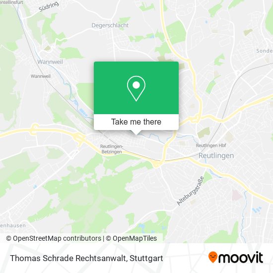 Thomas Schrade Rechtsanwalt map