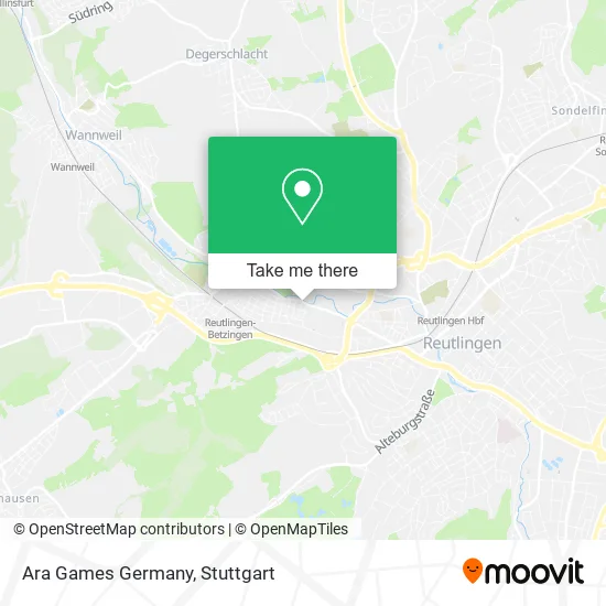 Карта Ara Games Germany