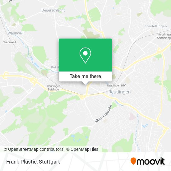 Frank Plastic map