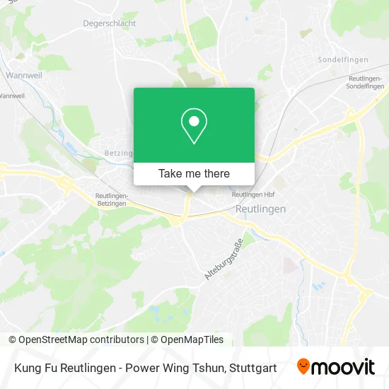 Карта Kung Fu Reutlingen - Power Wing Tshun