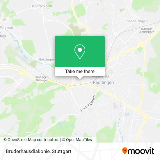 Карта Bruderhausdiakonie