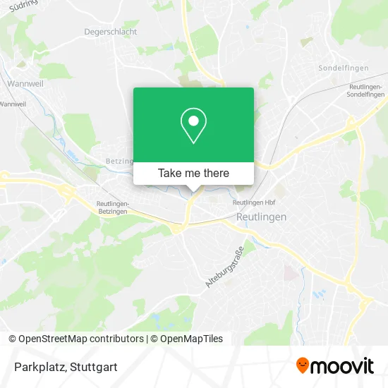 Карта Parkplatz