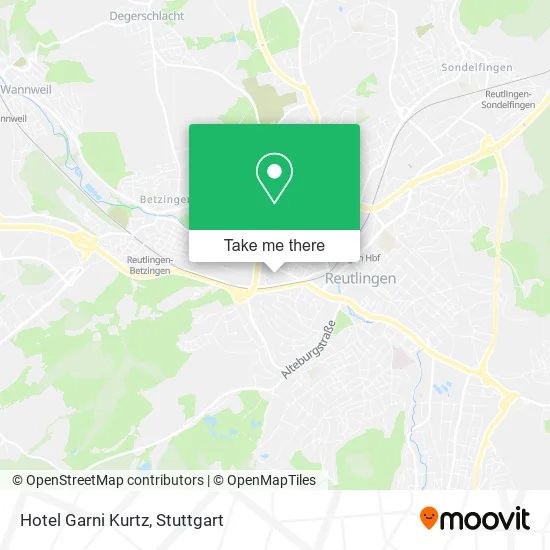 Карта Hotel Garni Kurtz
