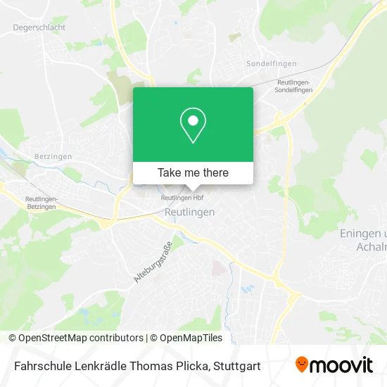 Карта Fahrschule Lenkrädle Thomas Plicka