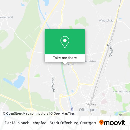 Der Mühlbach-Lehrpfad - Stadt Offenburg map