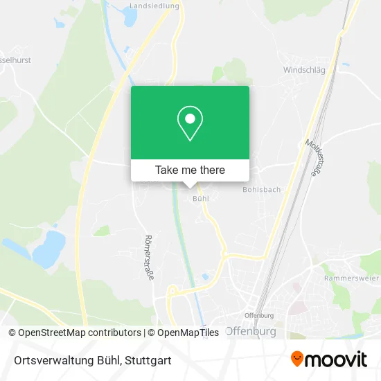 Карта Ortsverwaltung Bühl