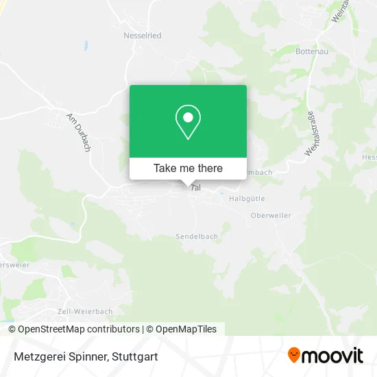Карта Metzgerei Spinner