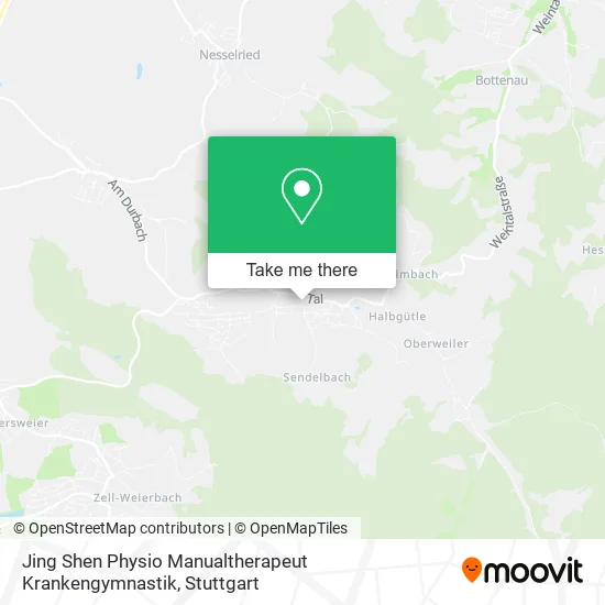 Карта Jing Shen Physio Manualtherapeut Krankengymnastik
