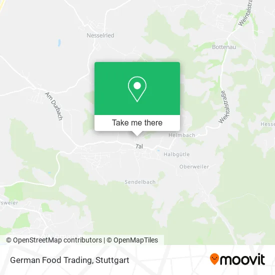 Карта German Food Trading
