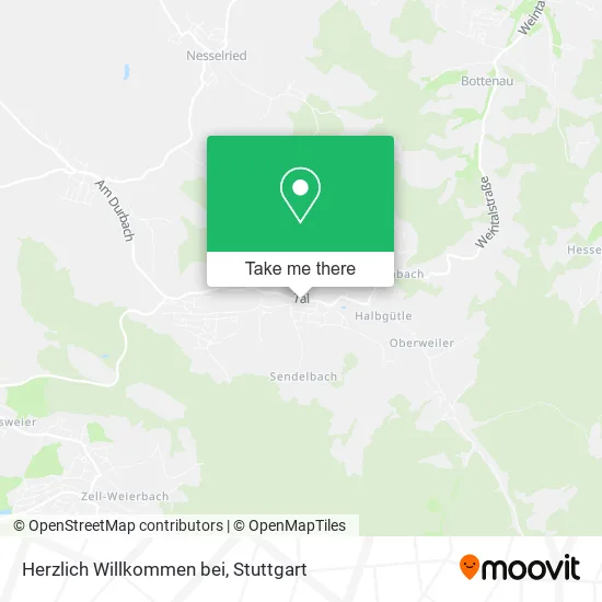 Карта Herzlich Willkommen bei
