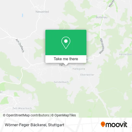 Карта Wörner-Feger Bäckerei