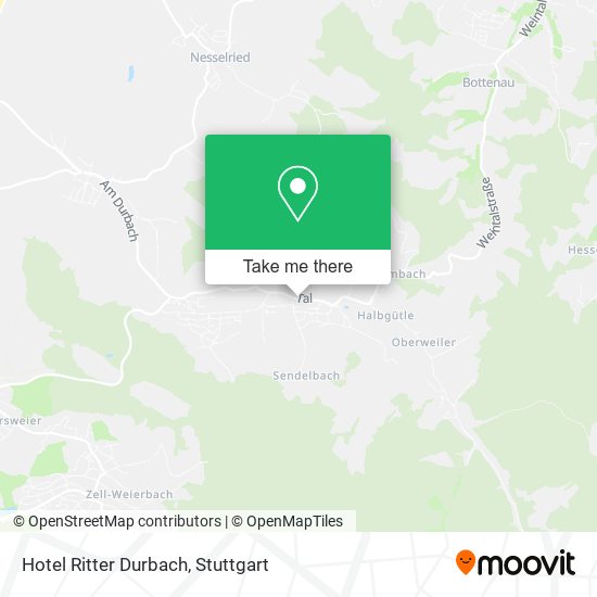 Hotel Ritter Durbach map