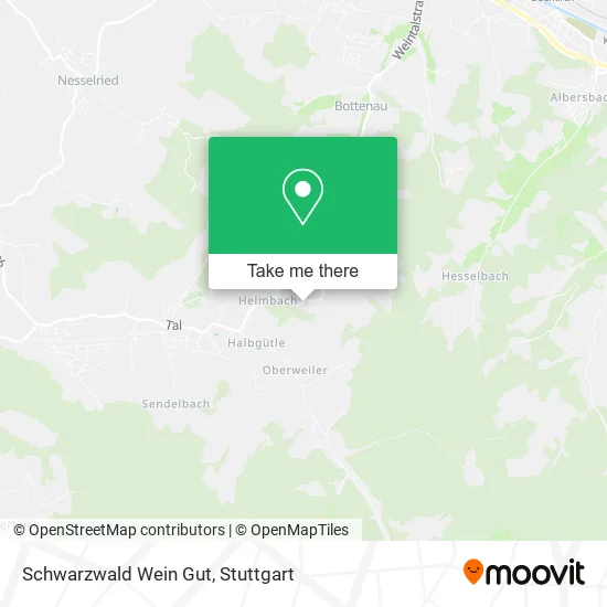 Карта Schwarzwald Wein Gut