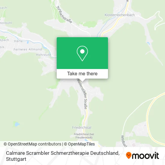 Карта Calmare Scrambler Schmerztherapie Deutschland
