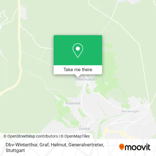 Карта Dbv-Winterthur, Graf, Helmut, Generalvertreter