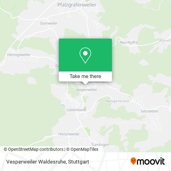 Карта Vesperweiler Waldesruhe