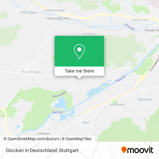 Карта Glocken in Deutschland