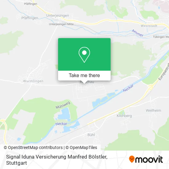 Карта Signal Iduna Versicherung Manfred Bölstler