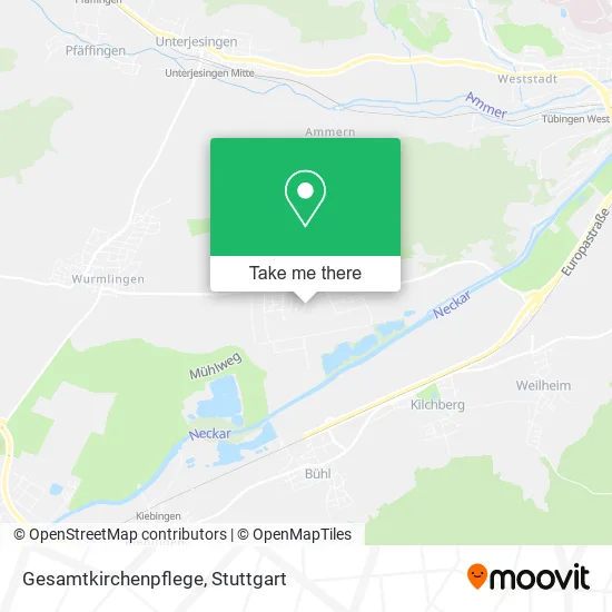 Карта Gesamtkirchenpflege