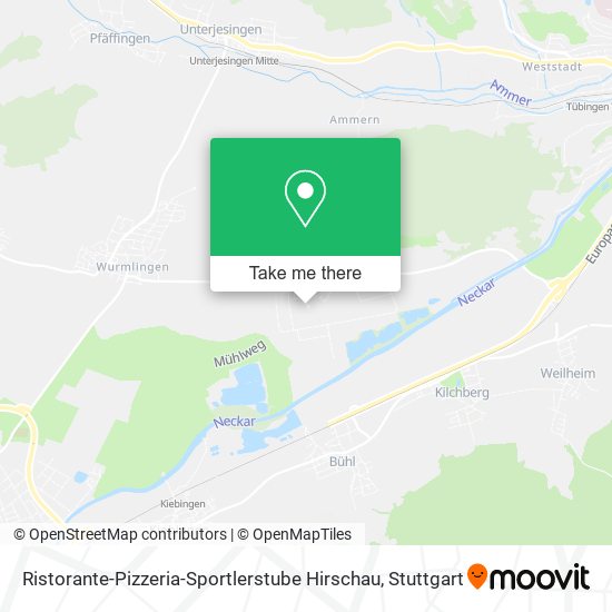 Ristorante-Pizzeria-Sportlerstube Hirschau map