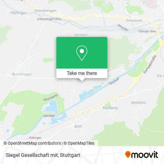 Карта Siegel Gesellschaft mit