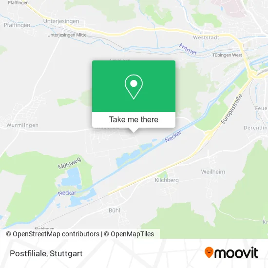 Карта Postfiliale