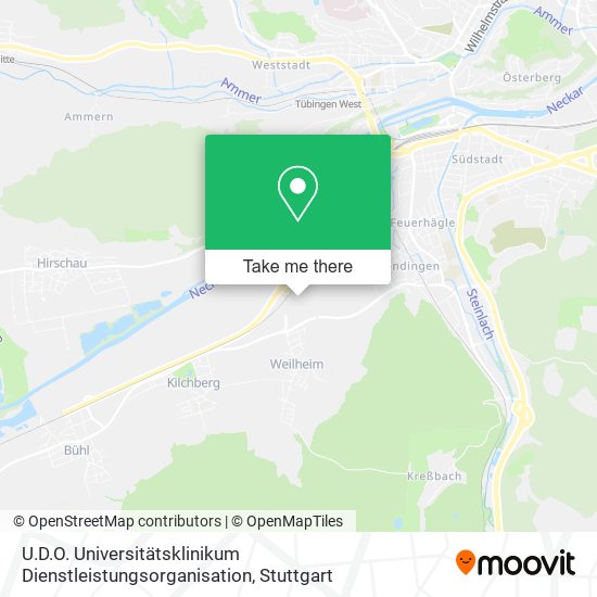 U.D.O. Universitätsklinikum Dienstleistungsorganisation map