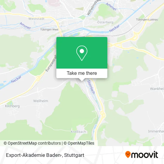 Карта Export-Akademie Baden-