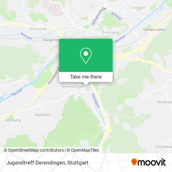 Карта Jugendtreff Derendingen