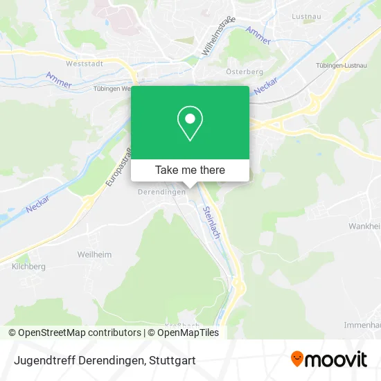 Карта Jugendtreff Derendingen