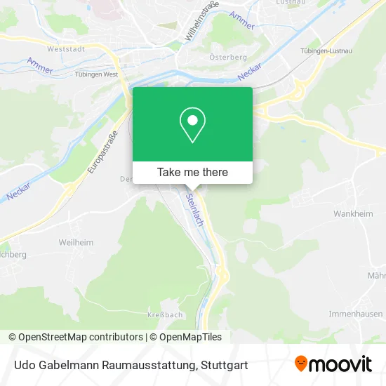 Udo Gabelmann Raumausstattung map