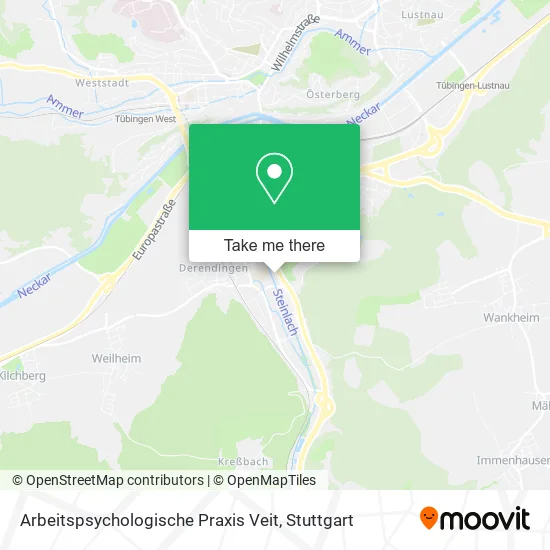 Карта Arbeitspsychologische Praxis Veit