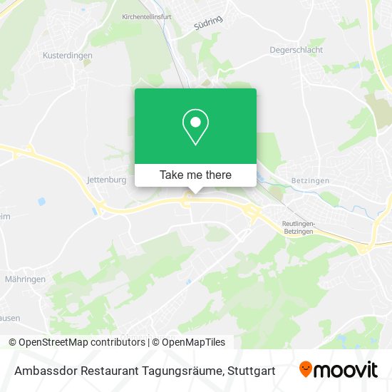 Ambassdor Restaurant Tagungsräume map