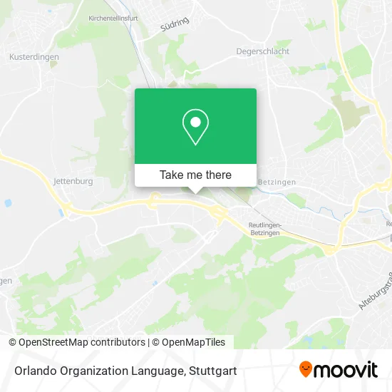 Карта Orlando Organization Language