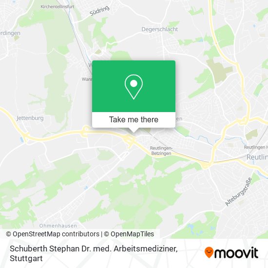 Schuberth Stephan Dr. med. Arbeitsmediziner map