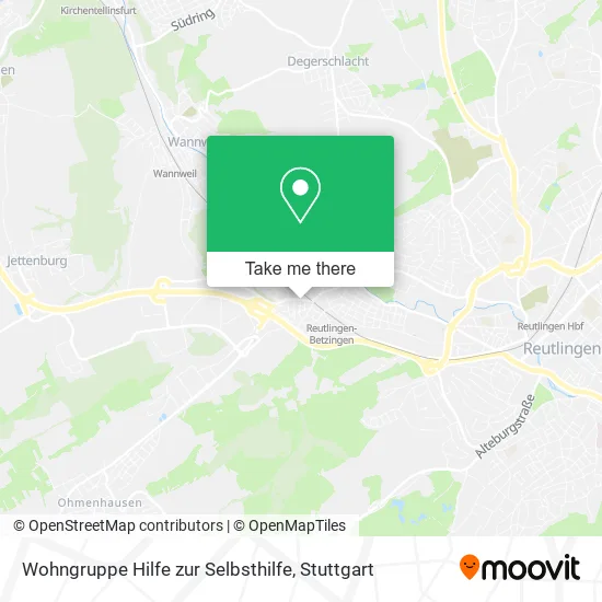 Карта Wohngruppe Hilfe zur Selbsthilfe