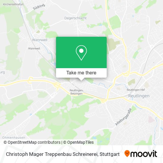 Christoph Mager Treppenbau Schreinerei map