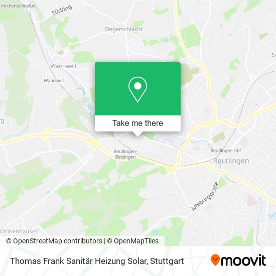 Карта Thomas Frank Sanitär Heizung Solar