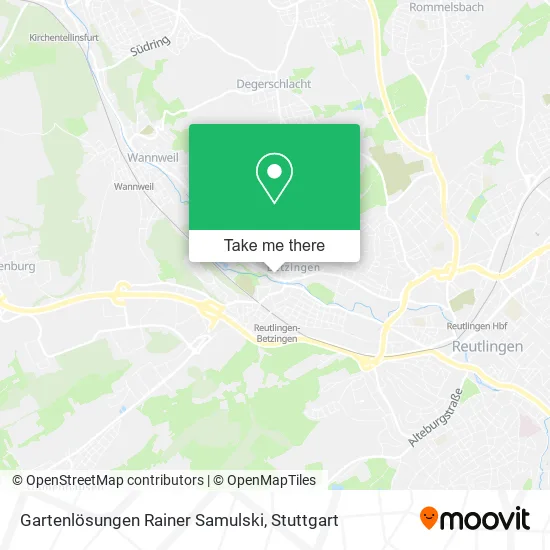 Карта Gartenlösungen Rainer Samulski