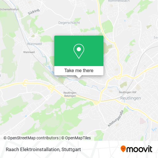 Карта Raach Elektroinstallation